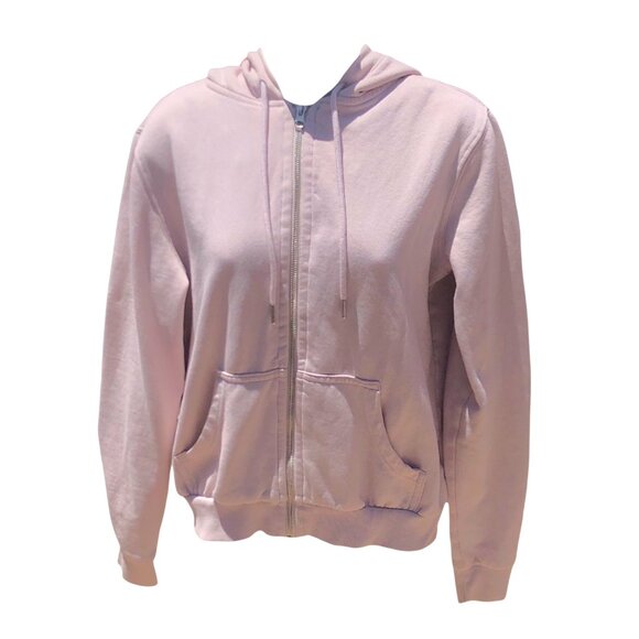 H&M Sweaters - H&M Women's Light Pink Zip Up Sweater, S